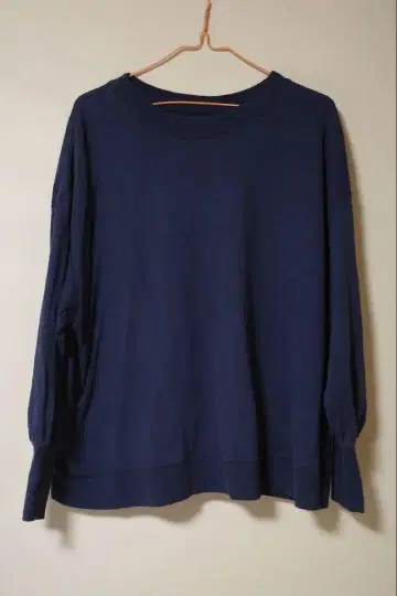 nest Robe 23SS 코튼 빅 실루엣 풀오버 네이비