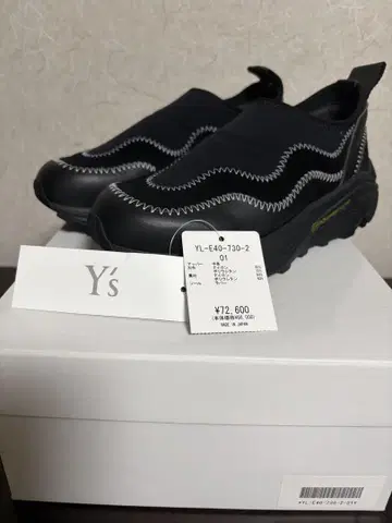 Y's 블랙 스니커즈 YL-E40-730-2