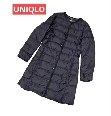 유니클로 여성용 울트라 라이트 다운 롱 코트