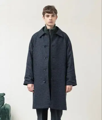 SLICK 클래식 체크 리버서블 코트