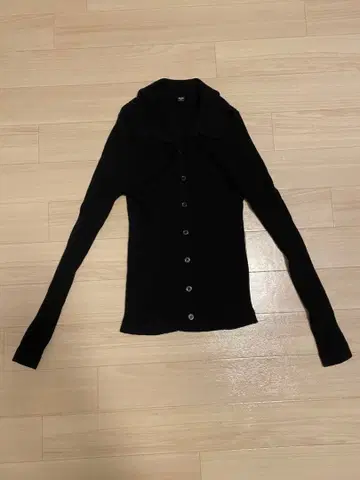 UNIQLO 메리노 리브 폴로 가디건