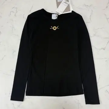 미사용 택 포함 PATOU 별주 메달리온 장식 상의 S