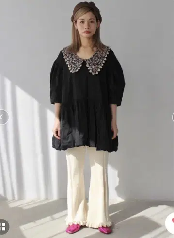 SANSeLF 플라워 컬러 원피스 sanw24a035