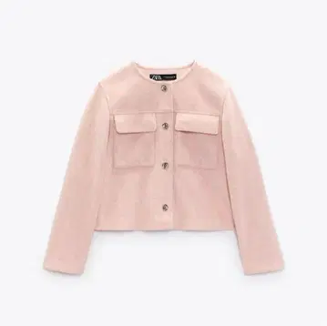 ZARA 골드 버튼 크롭 자켓