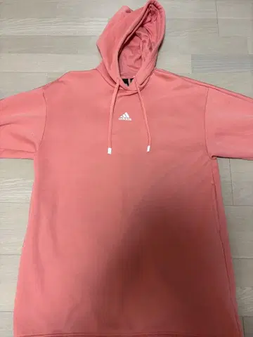 adidas 후드 부착 후드티 핑크 A/S