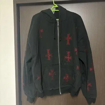 Unknown London 후드티 빨간색