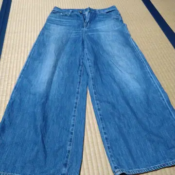 American Hula 와이드 레그 데님 팬츠
