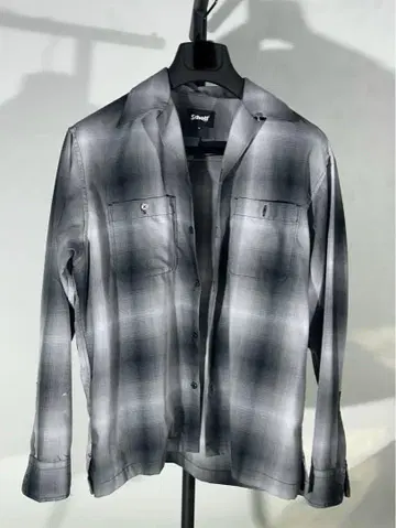 Schott 옴브레 체크 셔츠