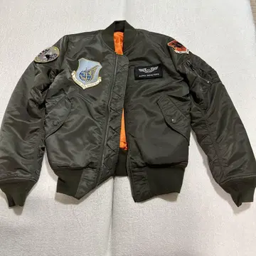 ALPHA INDUSTRIES MA-1 플라이트 자켓 올리브 그린