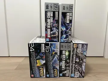 SEED 계 건담 프라모델 6체 세트