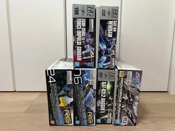 SEED 계 건담 프라모델 6체 세트