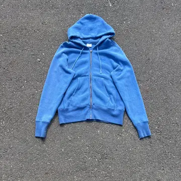 Champion 지퍼 후드티 파랑 복각 리버스 위브 y2k fti