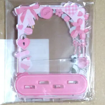 후쿠야 캐릭터 복권 오나마에 커스텀 Pink 핑크 특전 카드 스탠드
