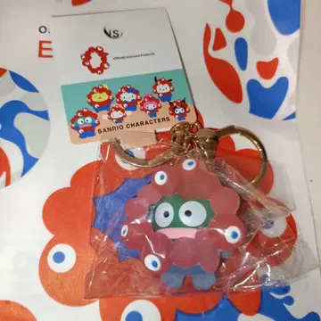 새상품 산리오 미야쿠미야쿠 클리어 키링 한교동 오사카 만박