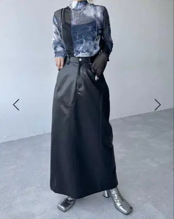 HARE 체인 서스펜더 내로우 스커트