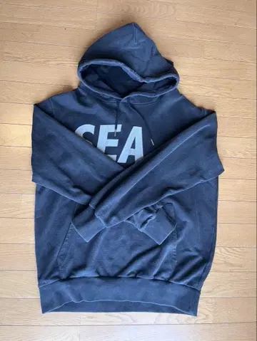 WIND AND SEA 다크 그레이 후디
