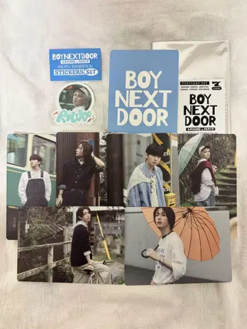 BOYNEXTDOOR 팝업 한정판 스티커 세트 엽서 세트