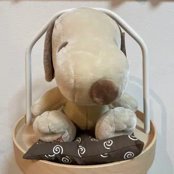 [레어] SNOOPY 봉제 인형 본체 쿠션 포함