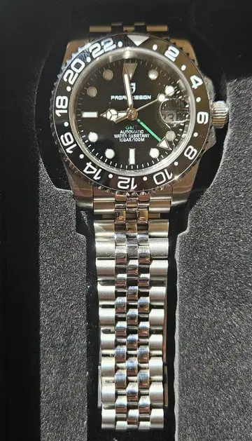 PAGANI GMT 워치 블랙