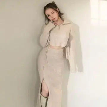 andmary 미시 니트탑 & 스커트