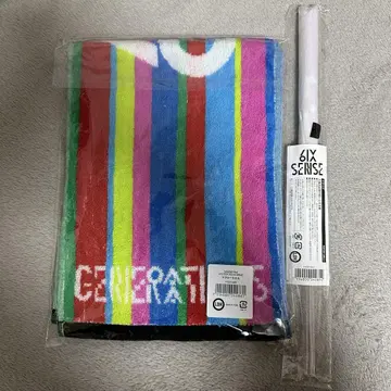 GENERATIONS 6SENSE 플래그 타월 세트