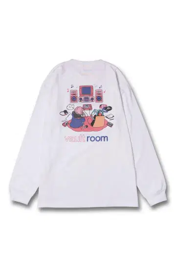 nqrse vaultroom L/S TEE / WHITE M 사이즈