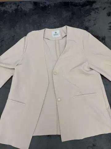 nano universe 워셔블 노카라 자켓 그레이 계열 사이즈 38