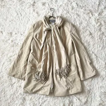 Salvatore Ferragamo 페라가모 스웨이드 머플러 코트