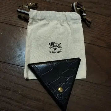 IL BISONTE 코인 케이스 블랙
