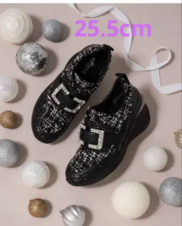 2023년 크리스마스 한정판 트위드 스니커즈 +diana 25.5cm