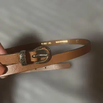 MAISON BOINET 브라운 가죽 벨트 80 사이즈