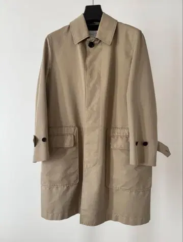 TONO BROWN 베이지 스텐카라 코트