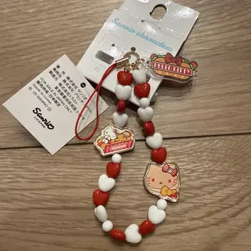 키티 아메리칸 스트랩 하트형 비즈