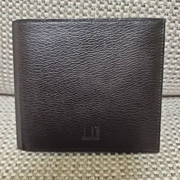 던힐 던힐 블랙 가죽 접이식 지갑