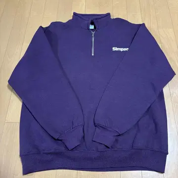 90s USA제 JERZEES 기업 하프 지퍼 맨투맨