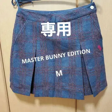 MASTER BUNNY EDITION 체크 무늬 스커트 M