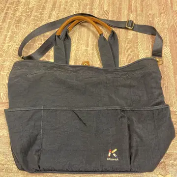 모토마치(요코하마) KITAMURA 네이비 컬러 숄더백 포함 마더백