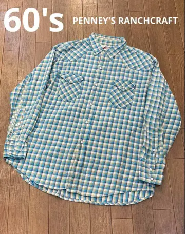레어 PENNEY'S RANCHCRAFT 60s 웨스턴 셔츠