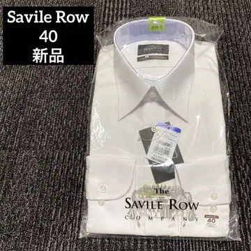 새상품 Savile Row 노다림 와이셔츠 긴팔 셔츠 화이트 40*QJ