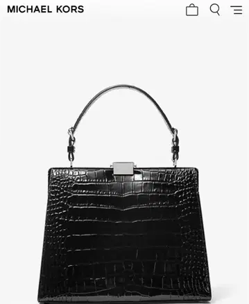 마이클코어스 컬렉션 시몬 악어 엠보싱 가죽 새첼 정가 약 63만 엔