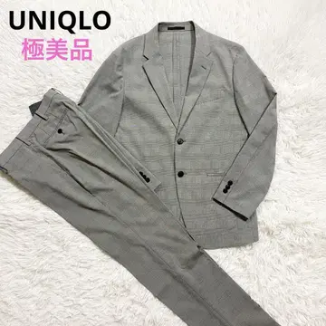 UNIQLO 감동 자켓 슬림핏 글렌체크 셋업
