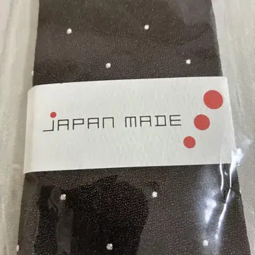 일본제 브라운 도트 무늬 넥타이