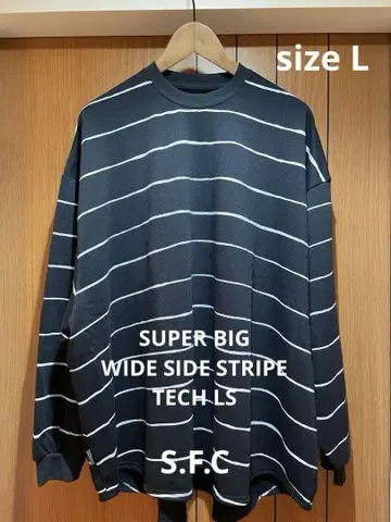 SFC SUPER BIG WIDE SIDE STRIPE TECH LS