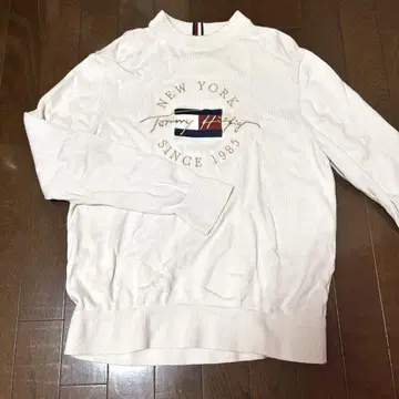 TOMMY HILFIGER 아이보리 스웨터 L/G