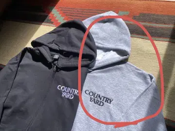 COUNTRY YARD 후드티 XL 사이즈 그레이