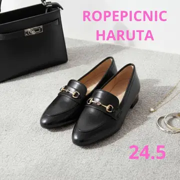 ROPEPICNIC x HARUTA 비트 로퍼 블랙 졸업식/입학식에도