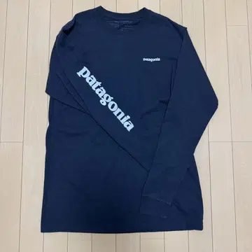 파타고니아 긴팔 티셔츠 프린트 블랙 M