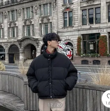 ASCLo (에쥬크로) 블랙 다운 자켓