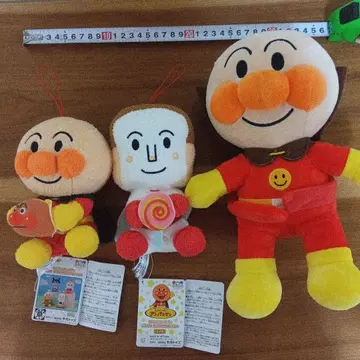 호빵맨 봉제 인형 세트