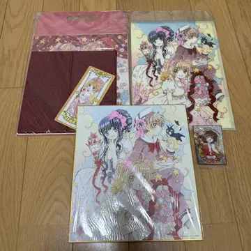 카드캡터 사쿠라 사쿠라와 리리즈 세트 애니메이트 카페 색지 파일